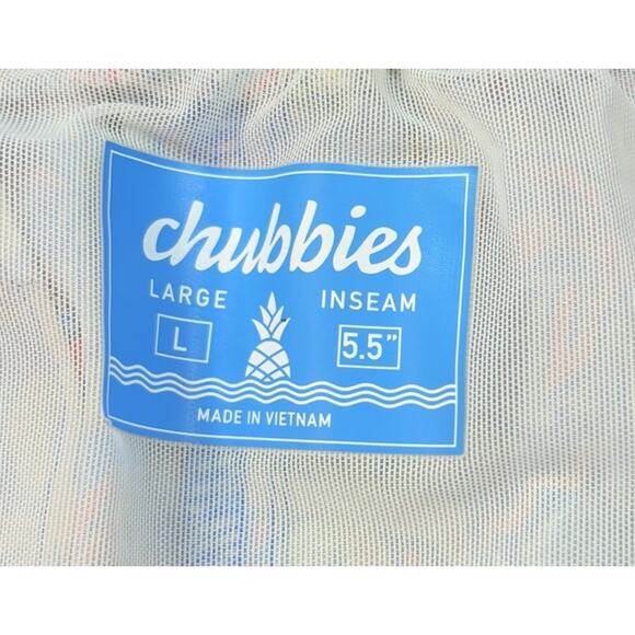 Chubbies Men’s 5.5" Classic Swim Trunk "The Tropical Bunches" Size Large Lined - Picture 6 of 11